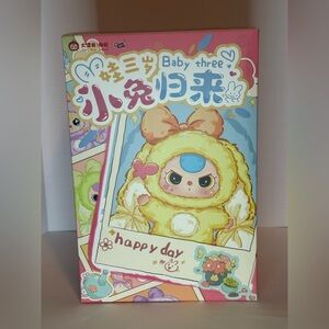 Baby Three (BB3) Bunny Return plush blind box NWT